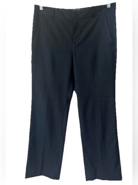 Banana Republic Logan Slim Straight Career Pants 10 Black